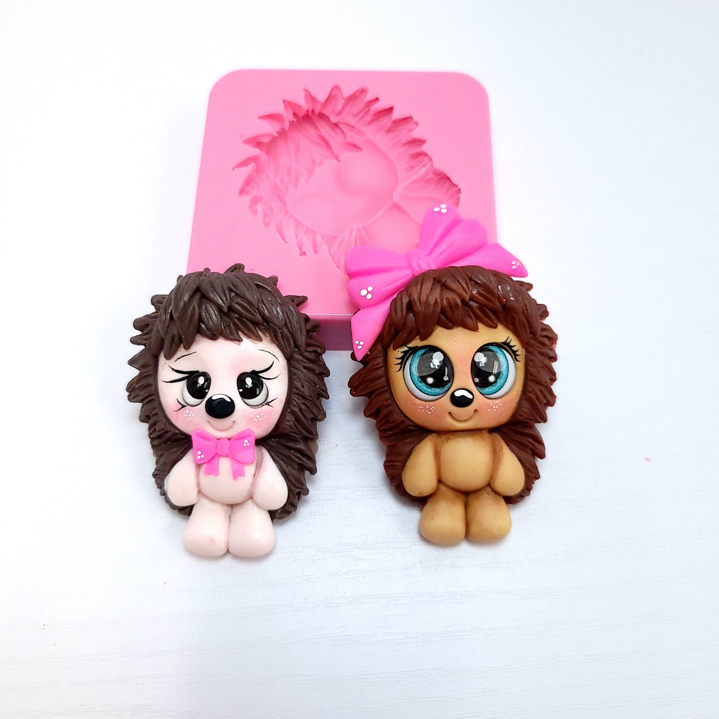 Cute Porcupine Silicone Mold Miniature Animal for Cakes Resin Clay Fondant
