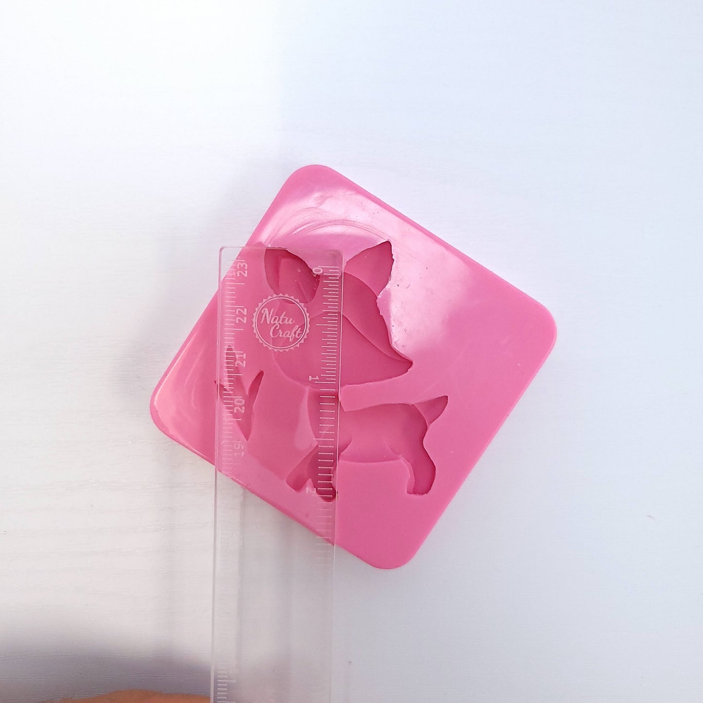 Cute Reindeer Silicone Mold for Cake Toppers Resin and Clay