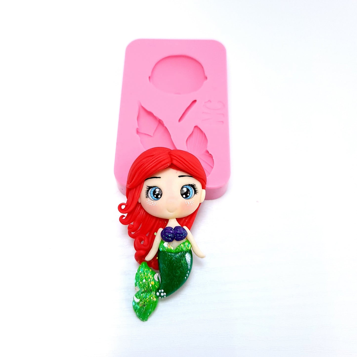 Cute Mermaid Multi-Project Silicone Mold MS650 for Resin Clay Fondant