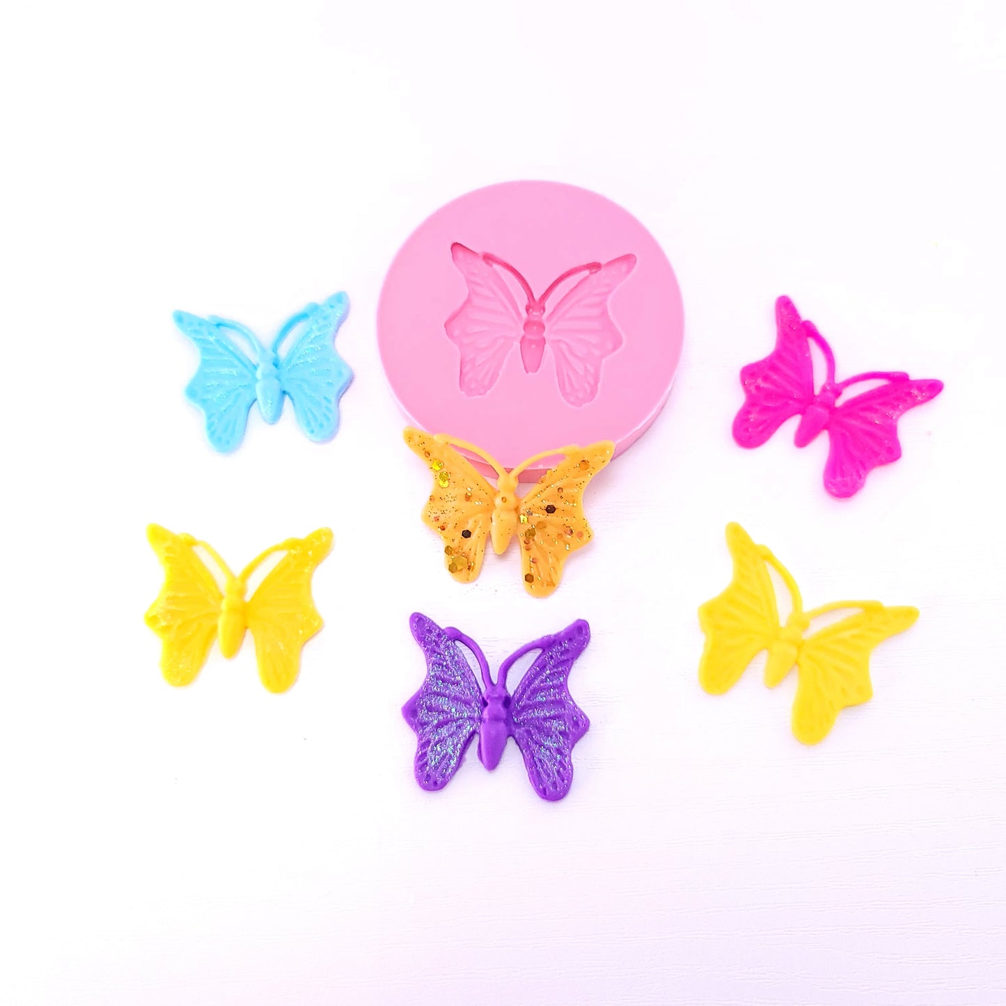 Butterfly Silicone Mold Miniatures for Resin Clay Fondant Jewelry Crafts