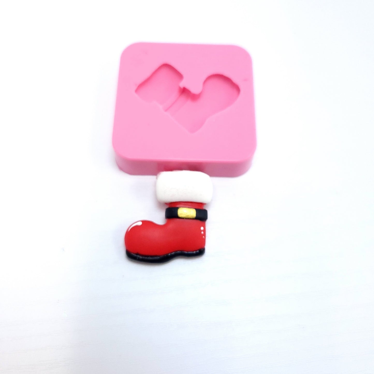 Christmas Stocking Boots Silicone Mold for Resin Fondant Clay Crafts