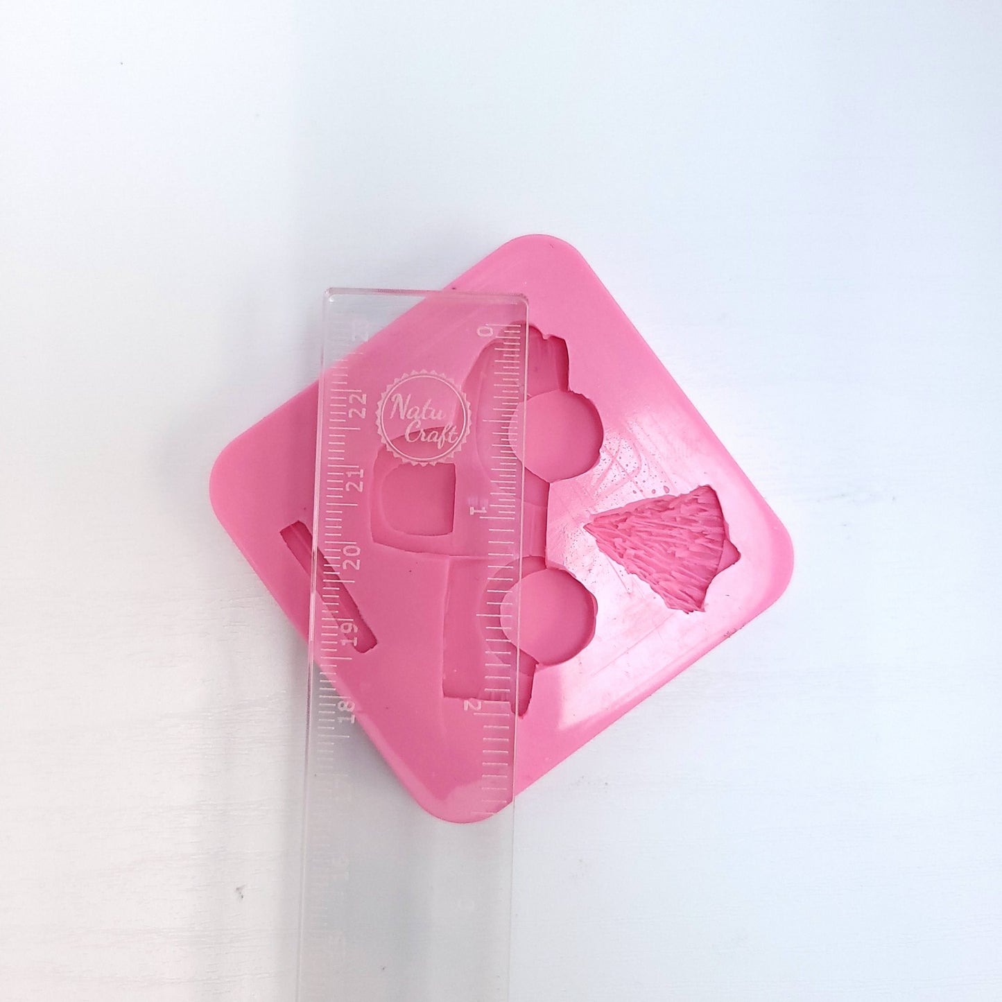 Blue Christmas Truck Multi-Project Silicone Mold MS566 for Cake, Resin, Clay Crafts