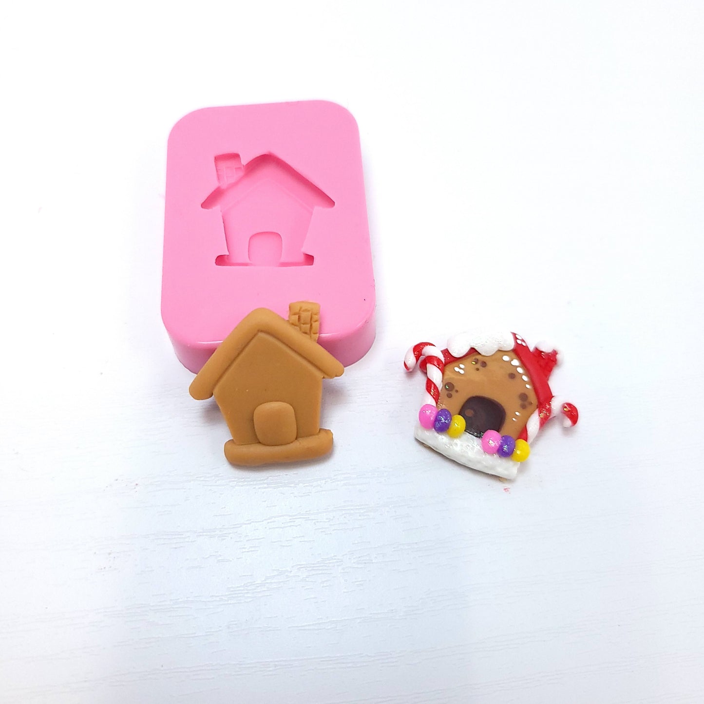 Gingerbread House Mini Multi-Project Silicone Mold for Crafts Fondant Resin MS707