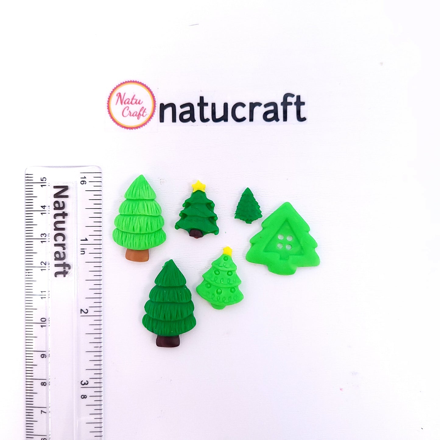 Mini Christmas Trees Multi-Project Silicone Mold for Crafts Fondant Resin MS694