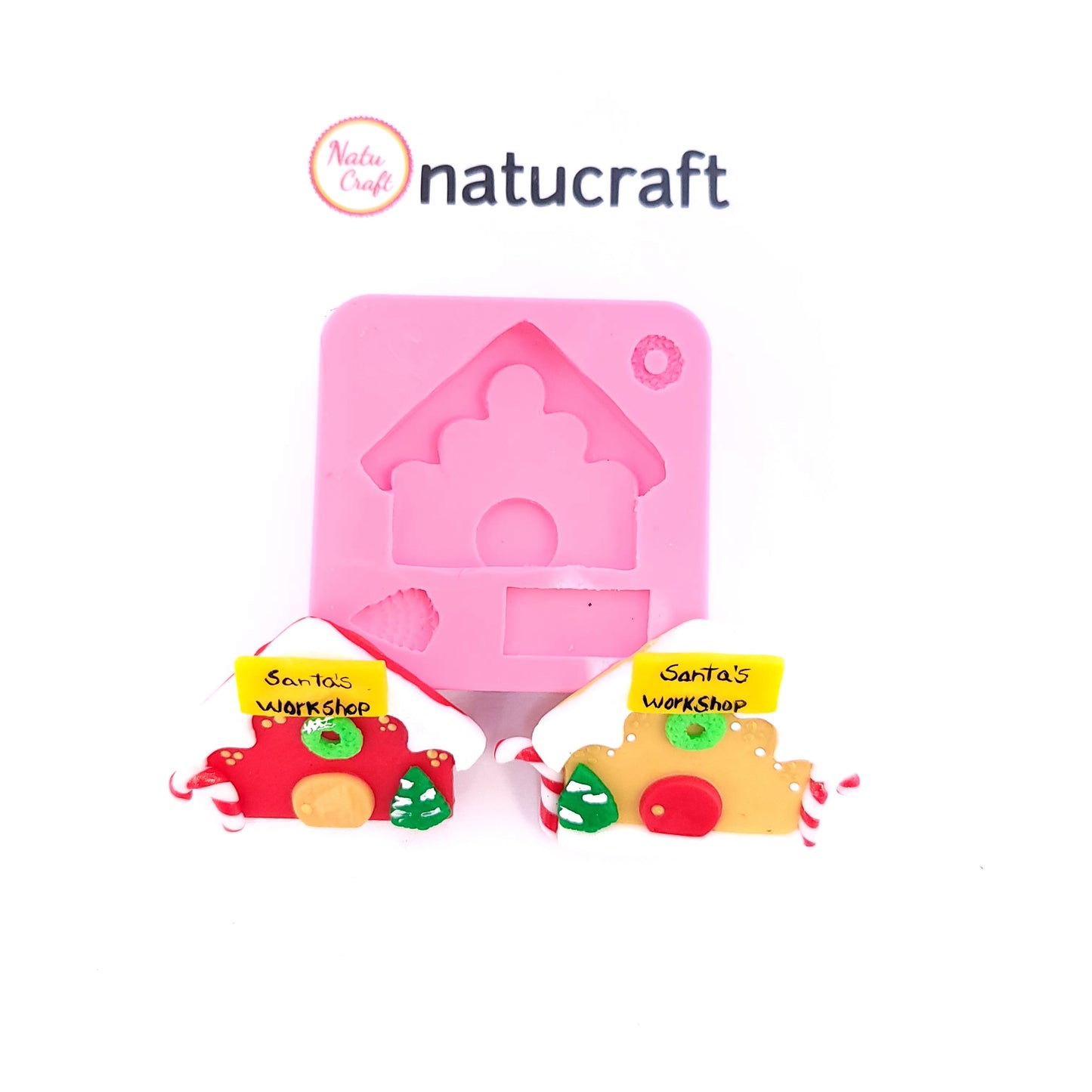 Santa’s Workshop House Multi-Project Silicone Mold for Crafts MS725