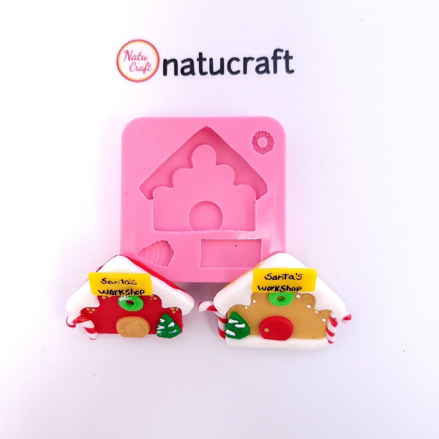 Santa’s Workshop House Multi-Project Silicone Mold for Crafts MS725