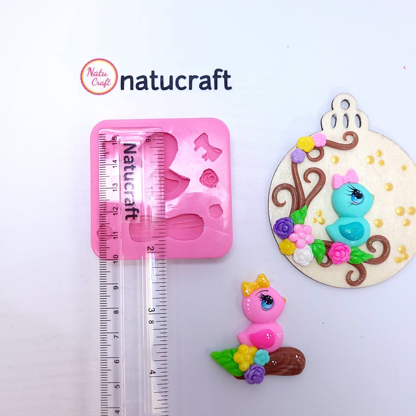 Spring Bird Multi-Project Silicone Mold for Fondant Resin Clay Crafts MS693