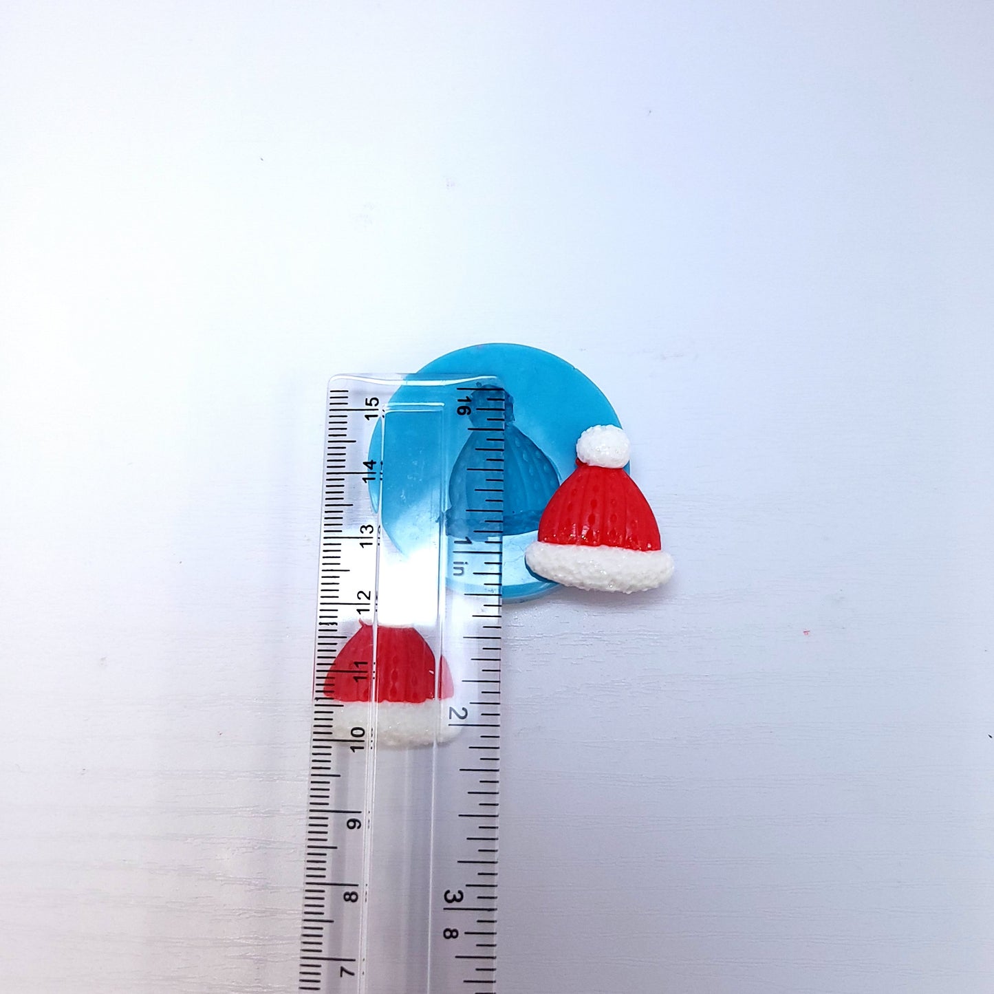 Christmas Knit Hat Earrings Charms Miniatures Silicone Mold for Fondant Resin MS733