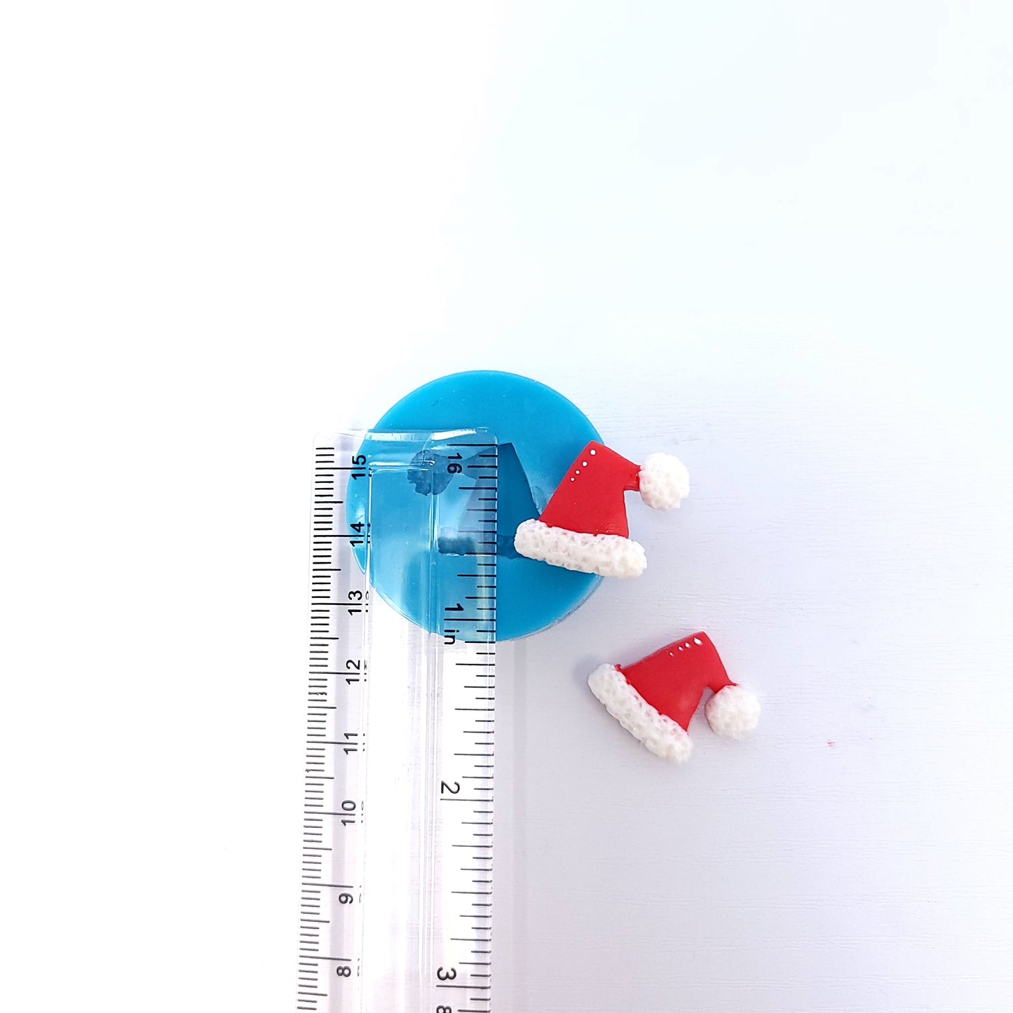 Santa Hat Miniature Silicone Mold for Fondant Resin Clay Jewelry Crafts MS734