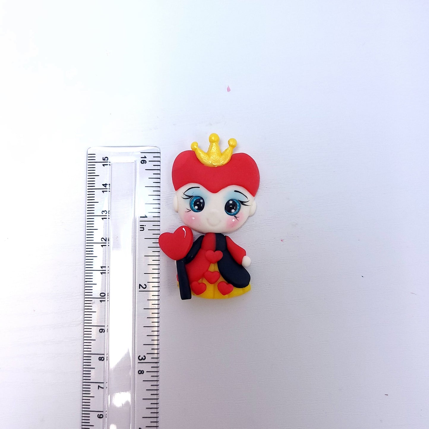 Queen of Hearts Silicone Mold MS716 for Cake Toppers Resin Miniatures