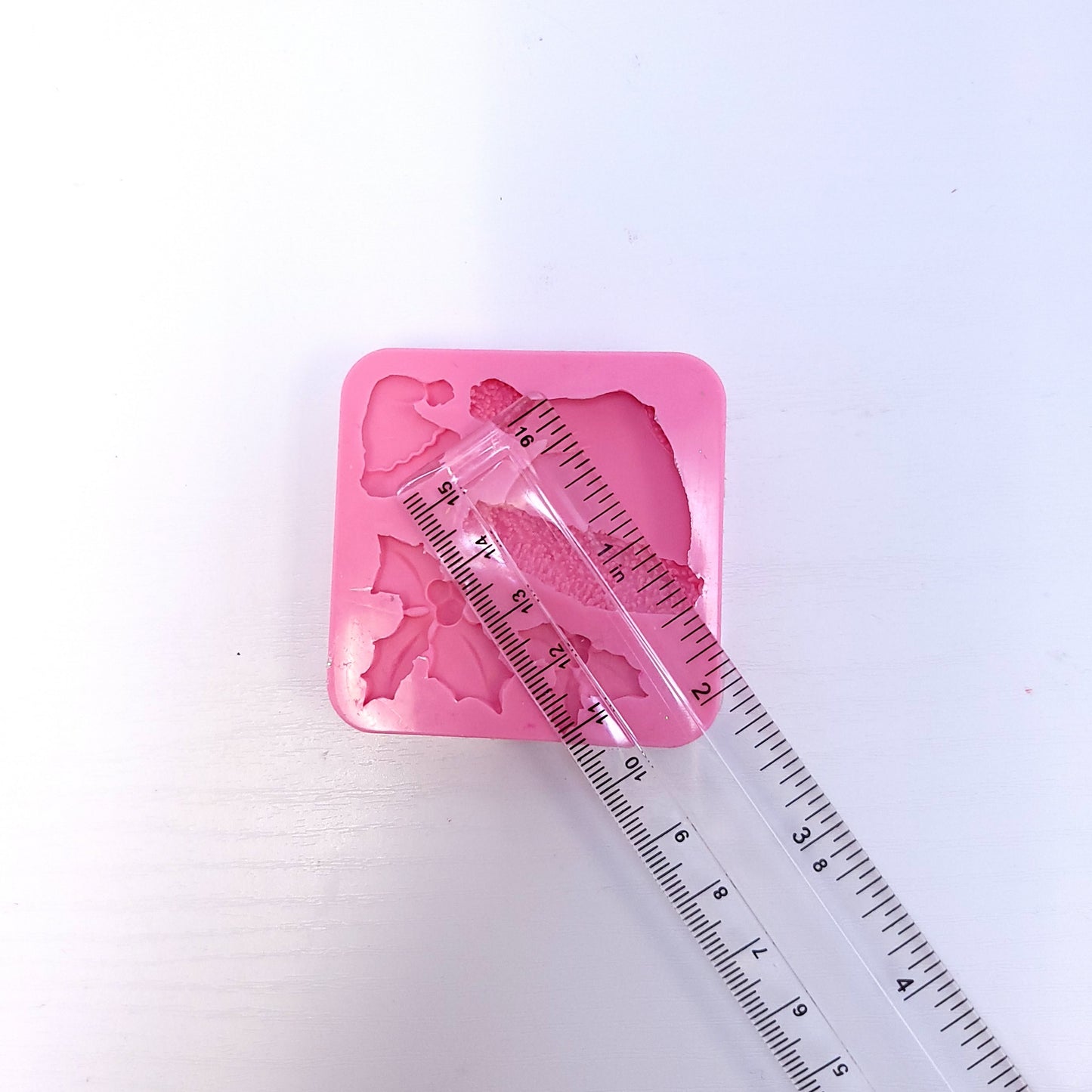 Christmas Santa Hat and Holly Silicone Mold for Fondant Resin Clay Crafts