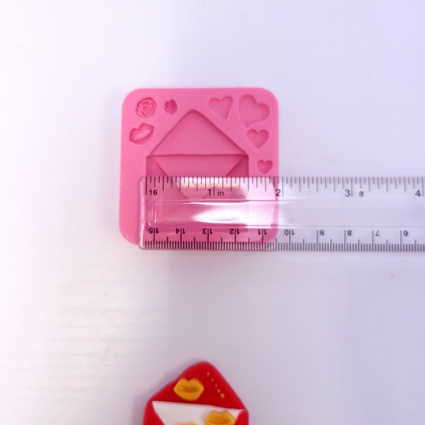 Love Letter Envelope Silicone Mold Set for Fondant Resin Clay Jewelry Making