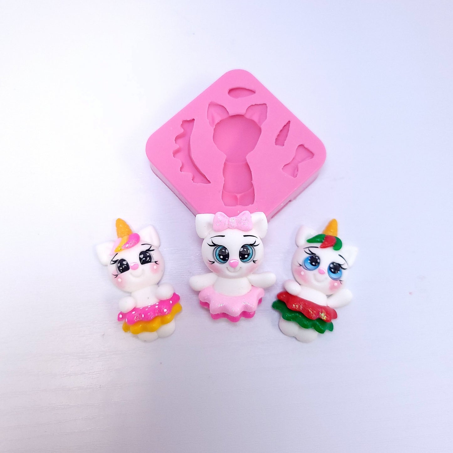 Ballerina Unicorn Multi-Project Silicone Mold for Fondant Resin Clay Crafts MS536