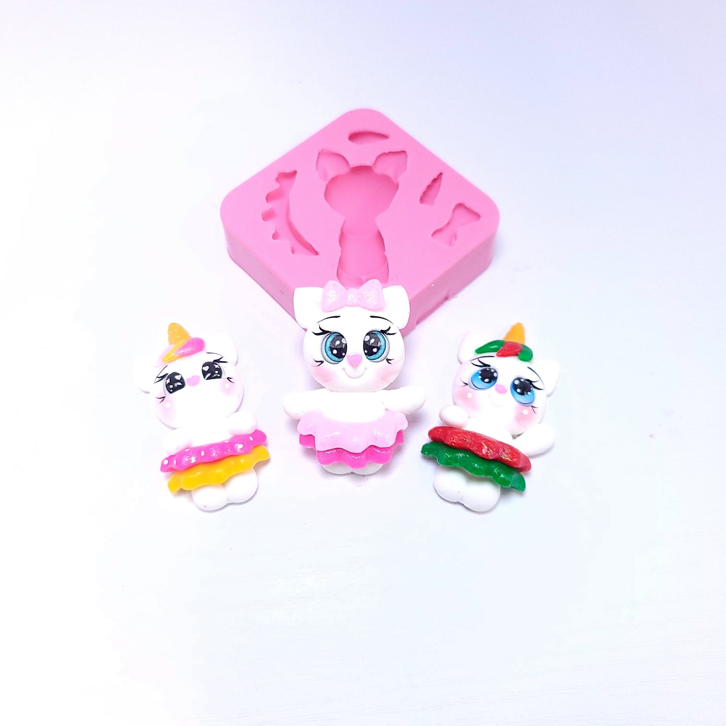 Ballerina Unicorn Multi-Project Silicone Mold for Fondant Resin Clay Crafts MS536