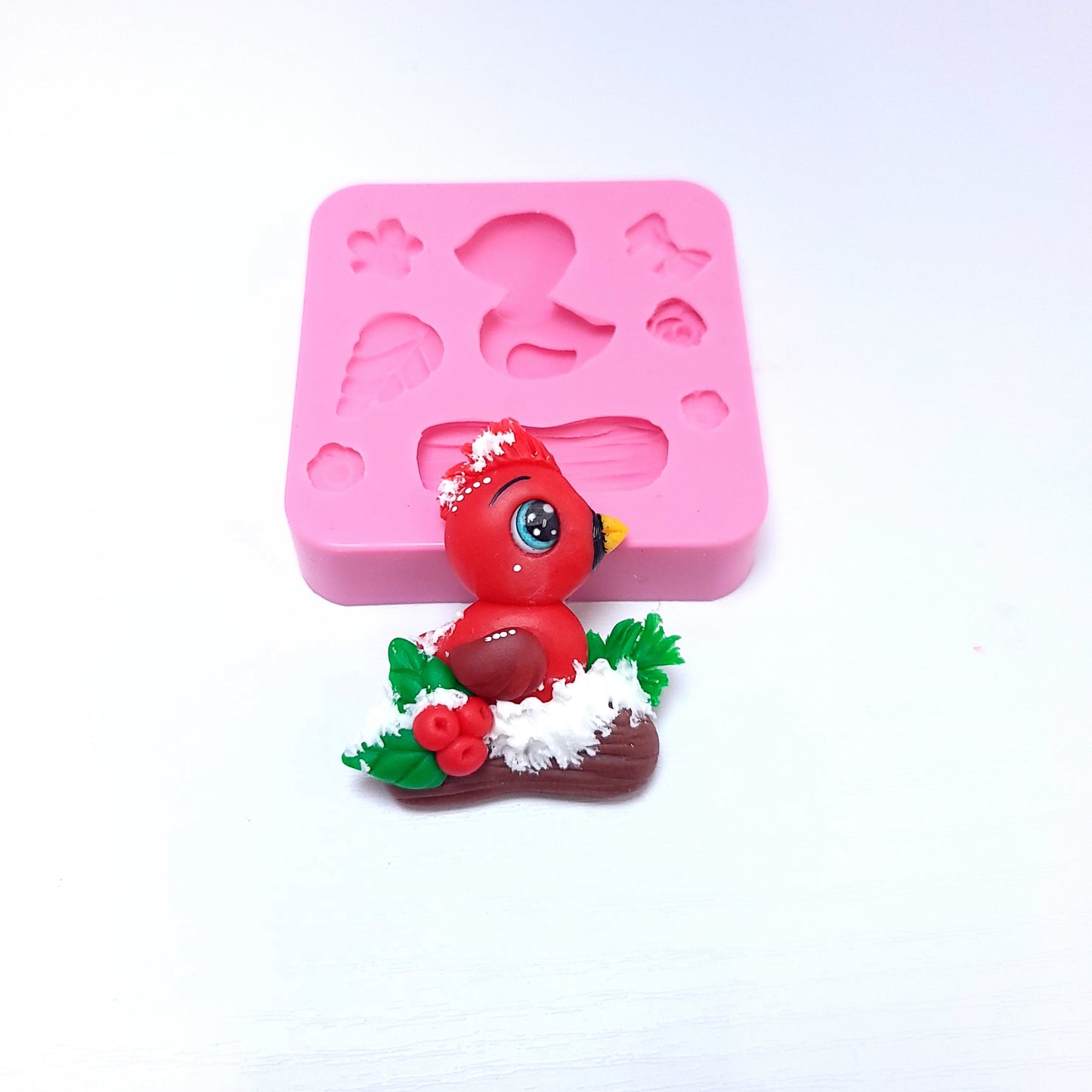 Spring Bird Multi-Project Silicone Mold for Fondant Resin Clay Crafts MS693