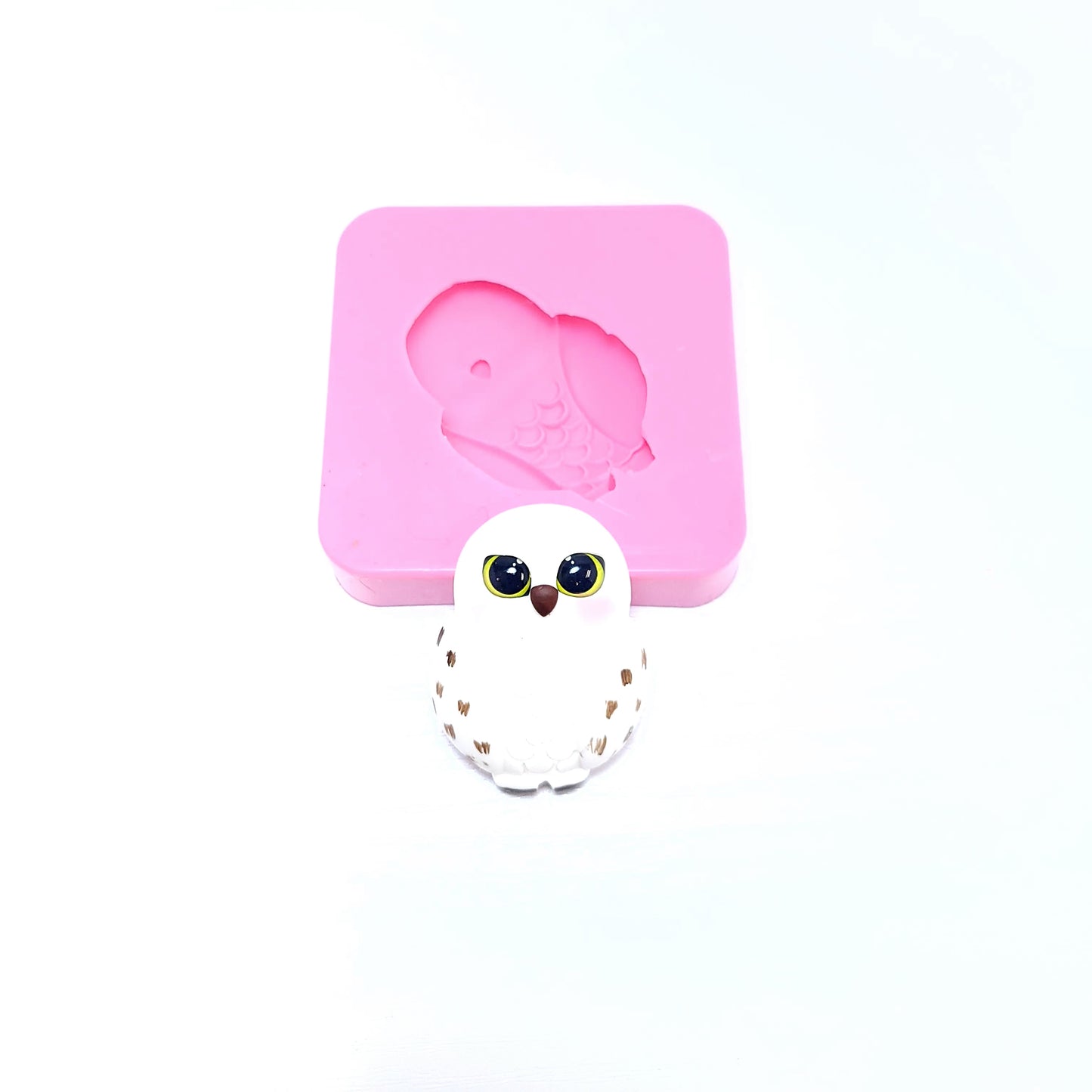 Snowy Owl Silicone Mold MS746 for Cake Resin Miniatures Crafts