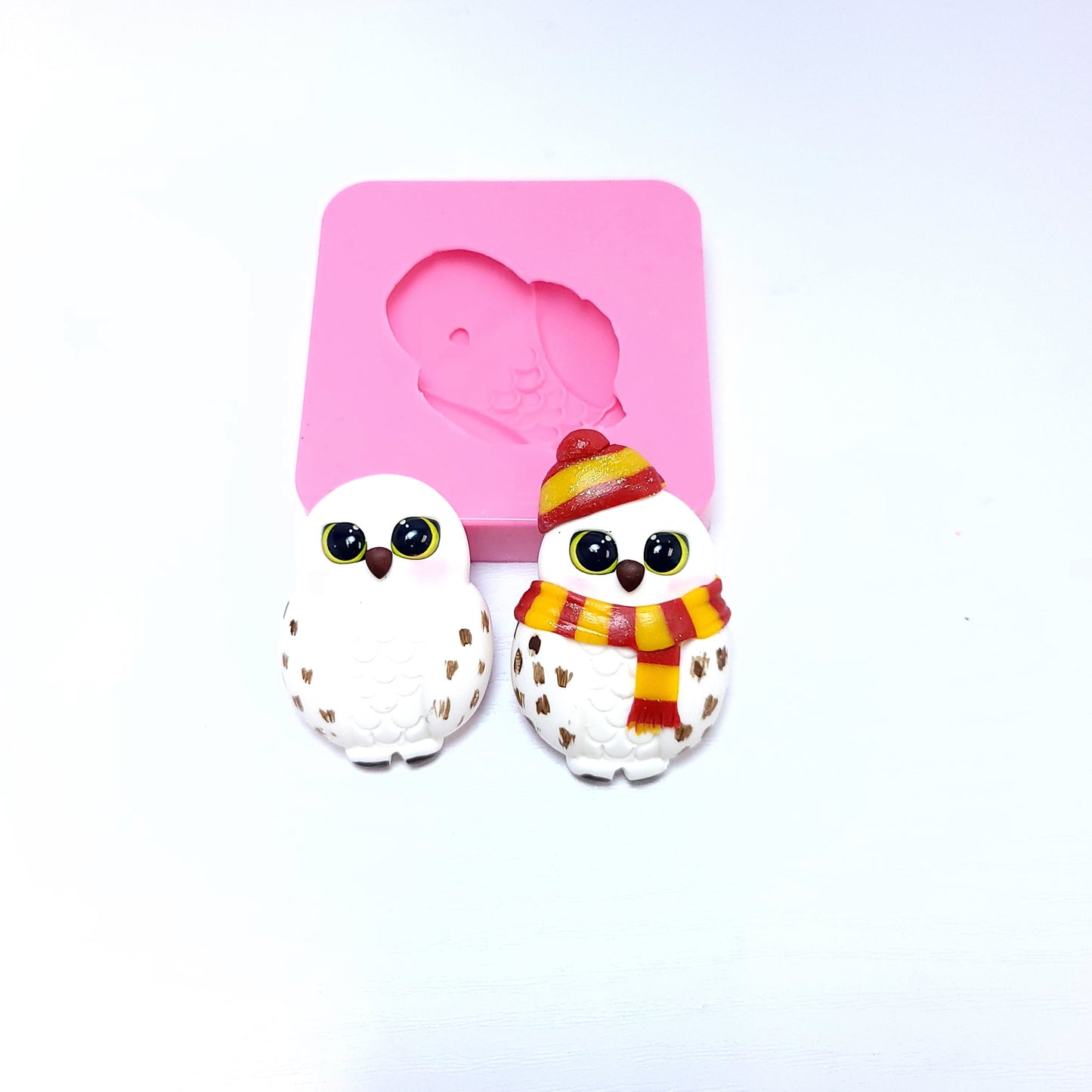 Snowy Owl Silicone Mold MS746 for Cake Resin Miniatures Crafts
