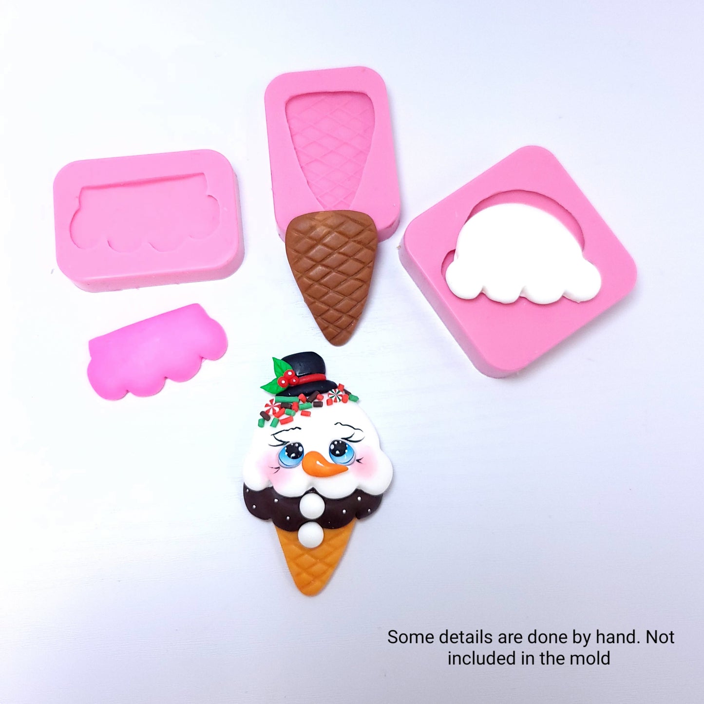 Cupcakes Ice Cream Cone Sweet Silicone Mold Bundle 7 | Multi-Project MS763