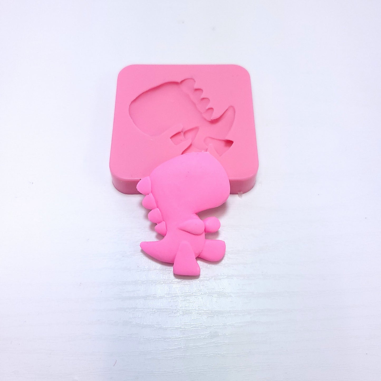 Cute T Rex Dinosaur Multi-Project Silicone Mold MS780 for Miniatures Fondant Resin