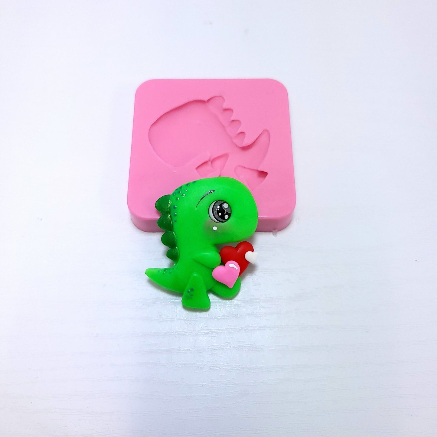 Cute T Rex Dinosaur Multi-Project Silicone Mold MS780 for Miniatures Fondant Resin