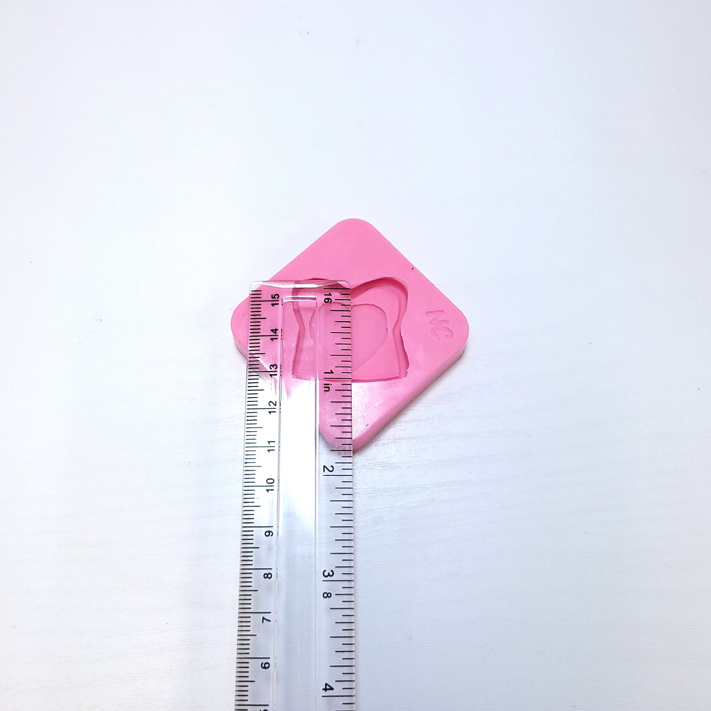 PBJ Heart Toast Multi Project Silicone Mold MS778 for Cake Resin Clay Crafts