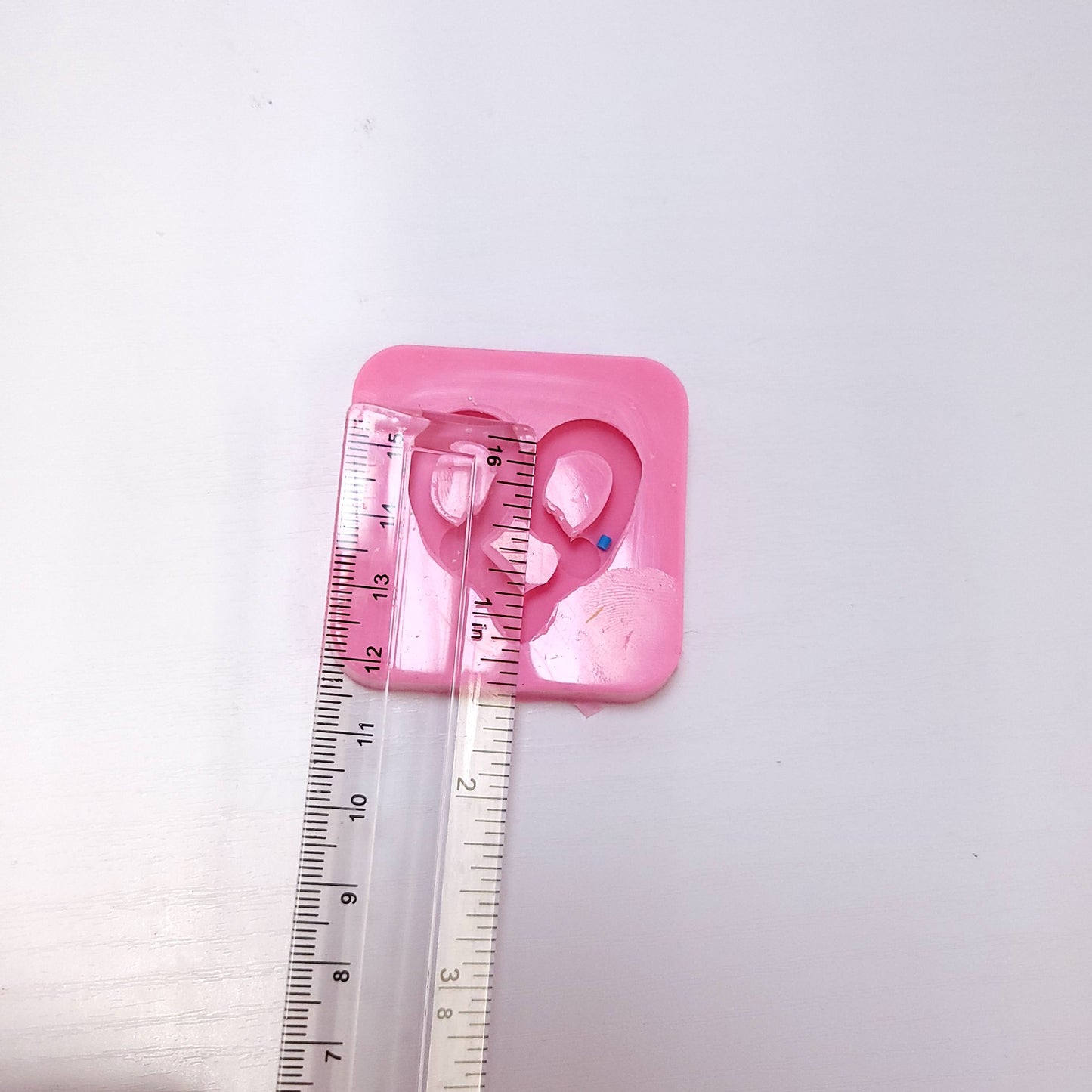 Pretzel Heart Silicone Mold for Cakes Resin Clay and Fondant