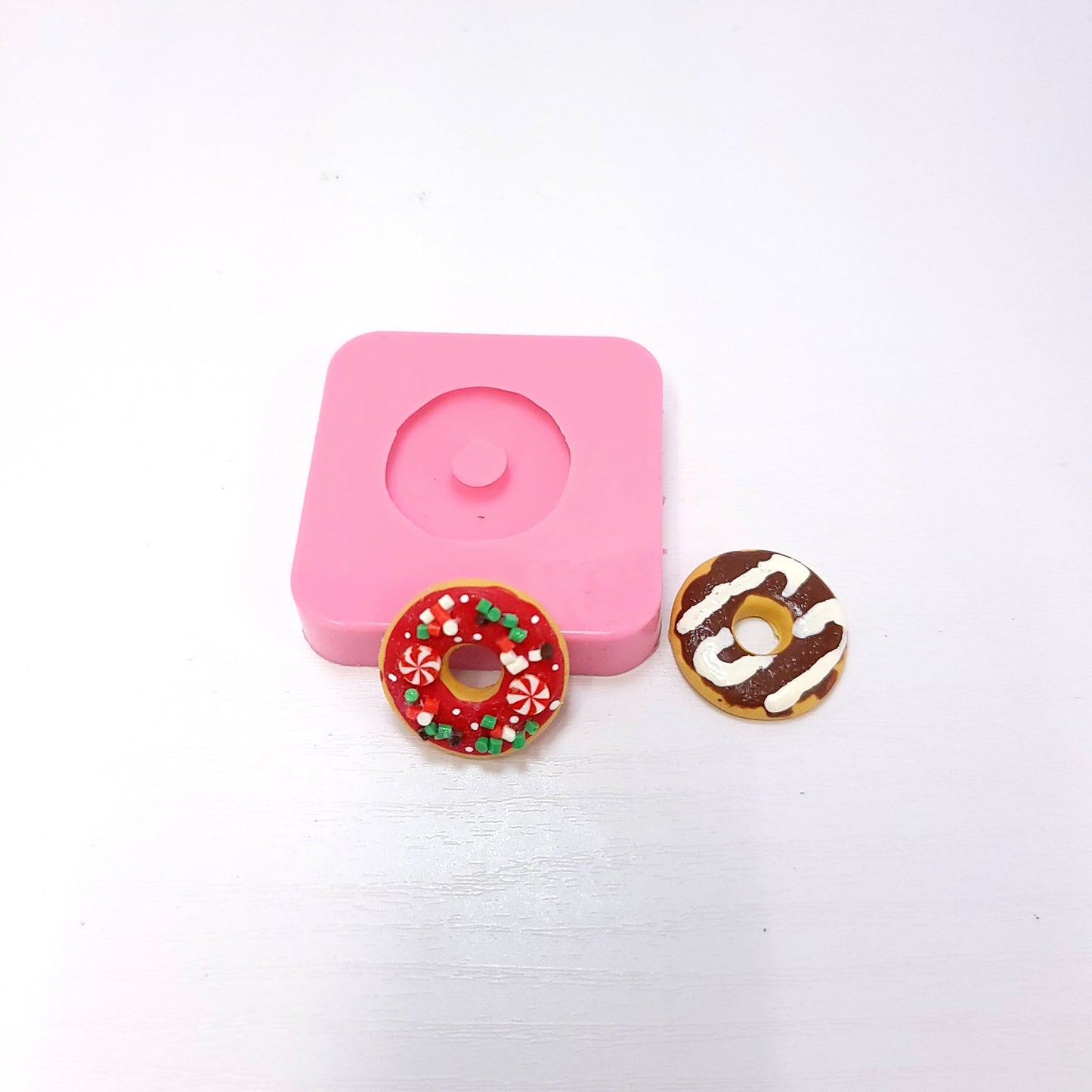 Donuts and Coffee Miniature Silicone Mold Bundle for Cake Resin Clay Crafts