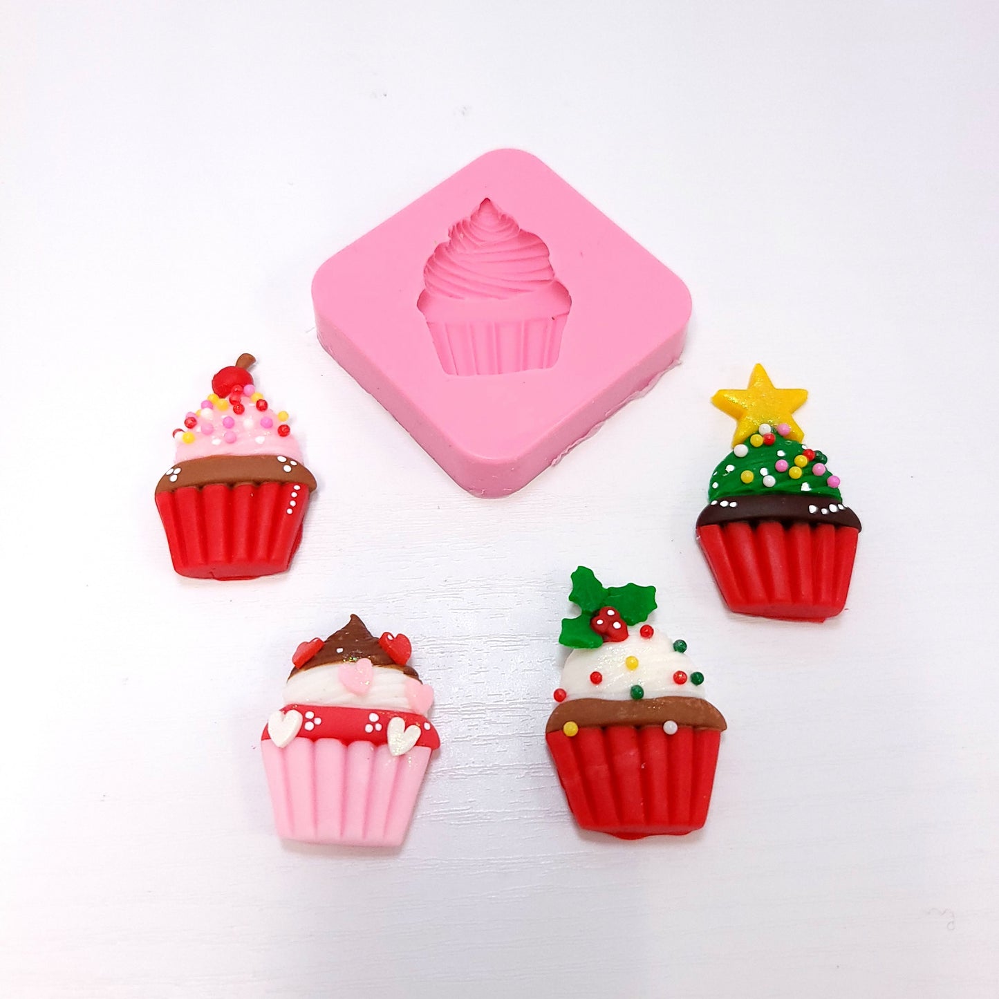 Cupcake Miniatures Multi Project Silicone Mold for Cake Resin Clay Crafts MS789