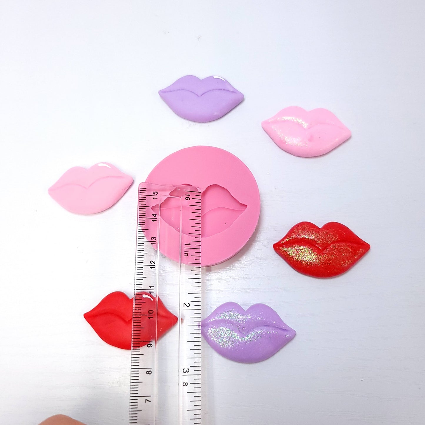 Lips Kiss Multi Project Silicone Mold MS797 for Cake Resin Clay Crafts