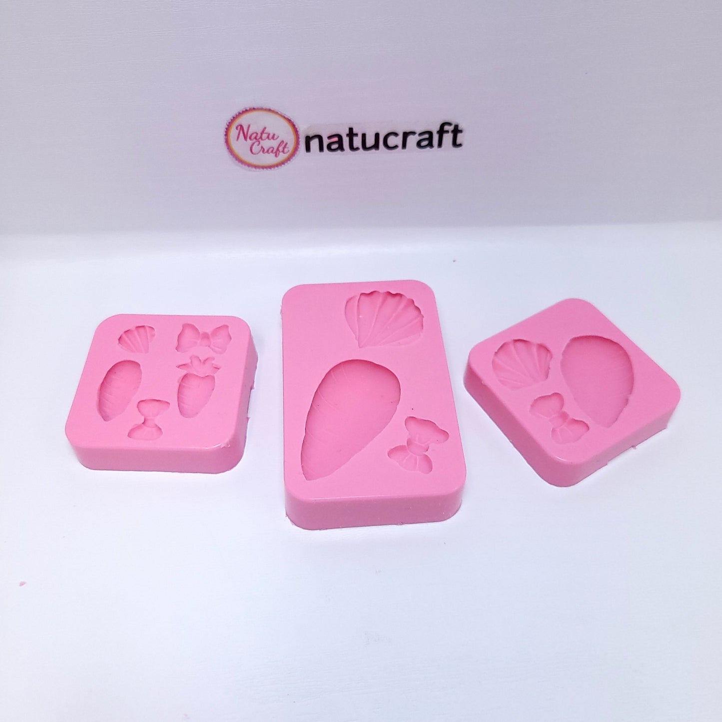 Easter Carrot Miniatures Silicone Mold Bundle for Cake Decorating Resin Clay Crafts