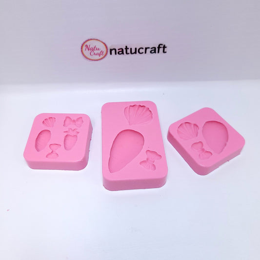 Easter Carrot Miniatures Silicone Mold Bundle for Cake Decorating Resin Clay Crafts