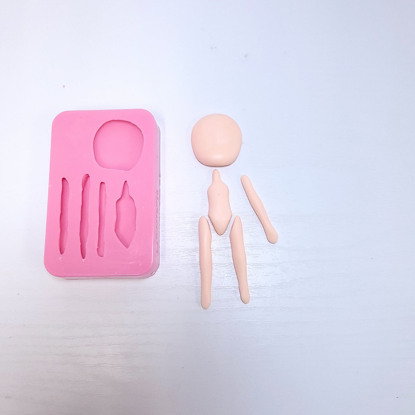 Doll Body Parts Multi Project Silicone Mold for Cake Resin Clay Craft MS801