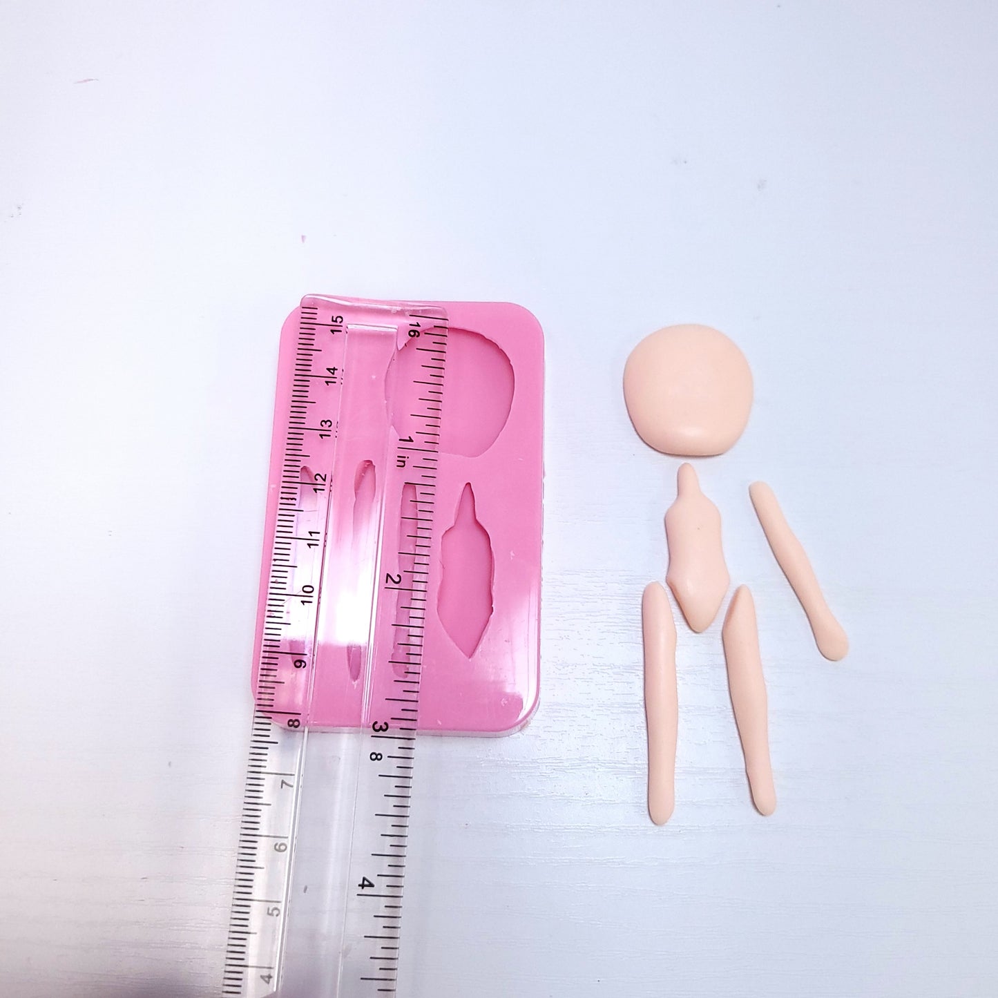 Doll Body Parts Multi Project Silicone Mold for Cake Resin Clay Craft MS801