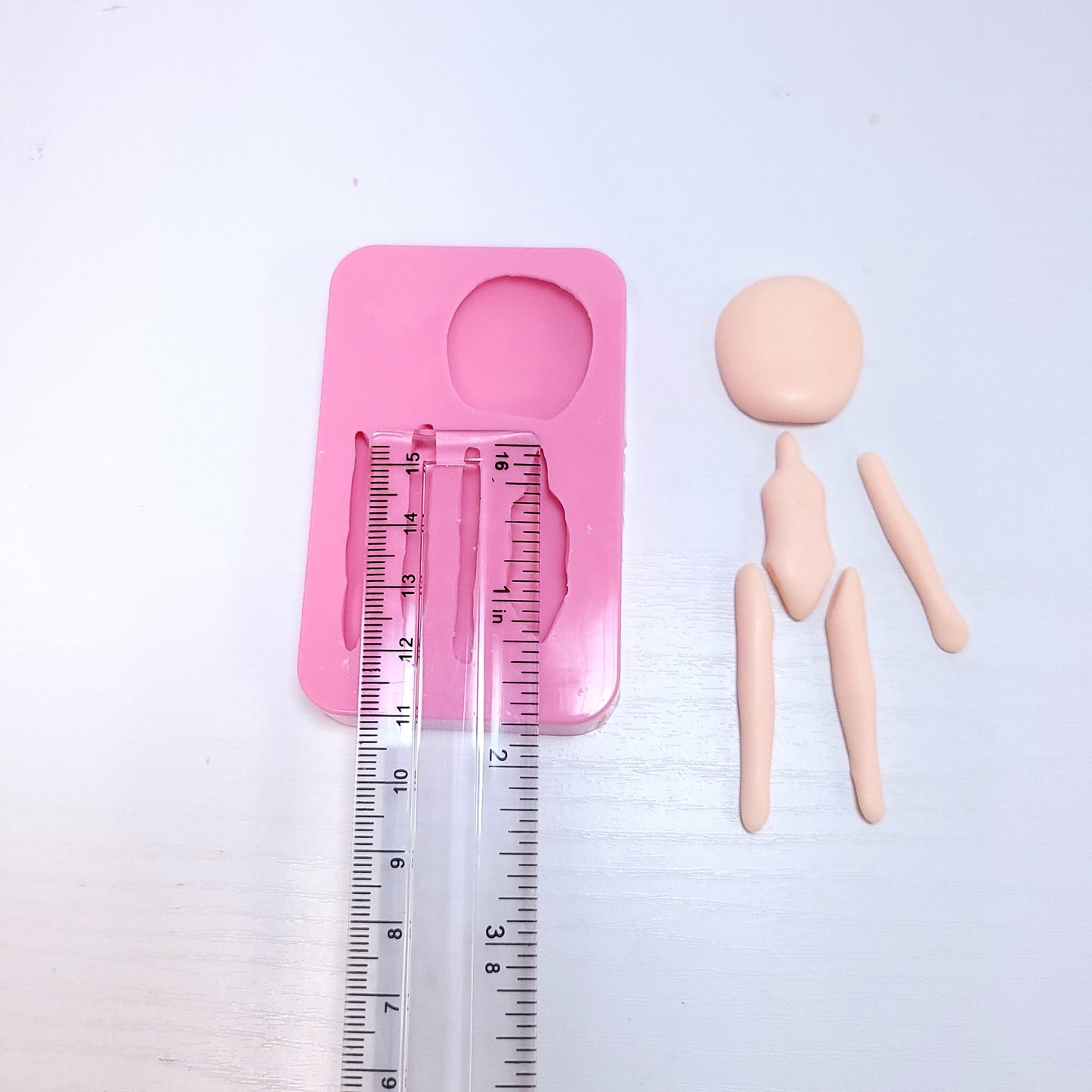 Doll Body Parts Multi Project Silicone Mold for Cake Resin Clay Craft MS801