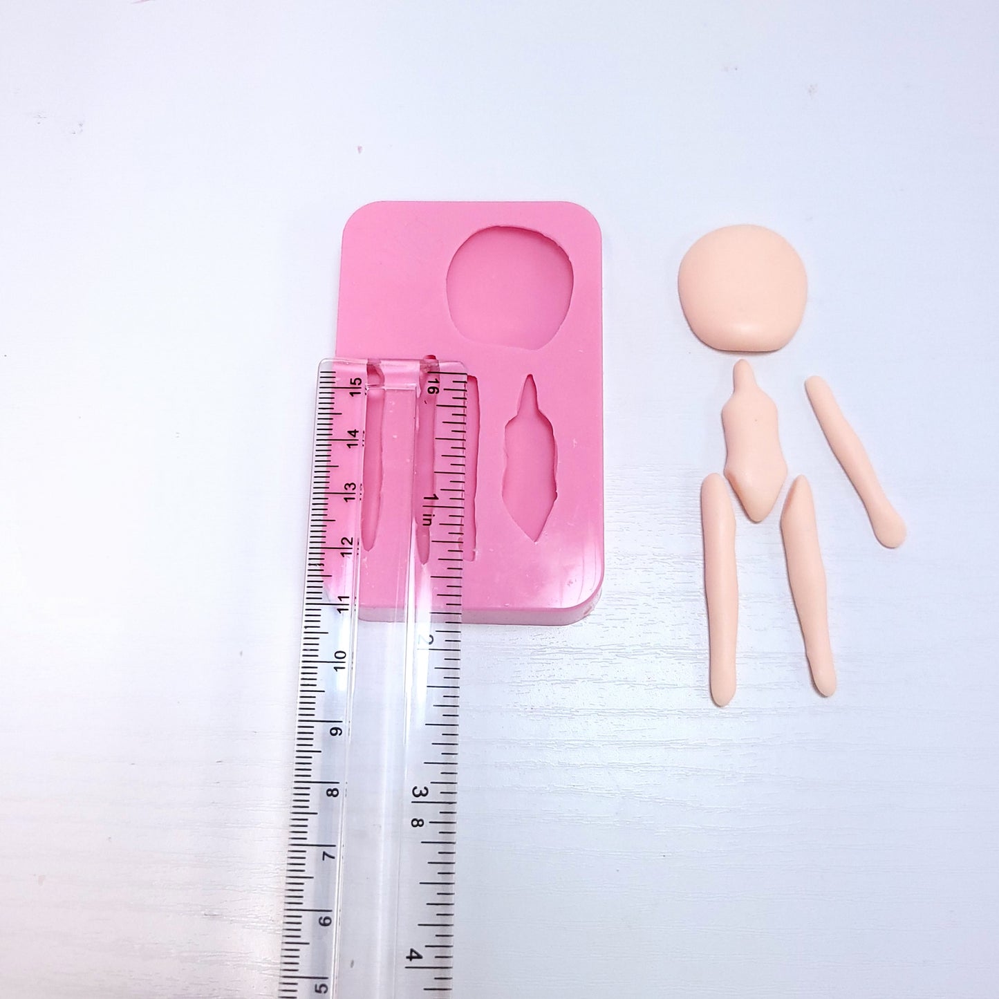 Doll Body Parts Multi Project Silicone Mold for Cake Resin Clay Craft MS801