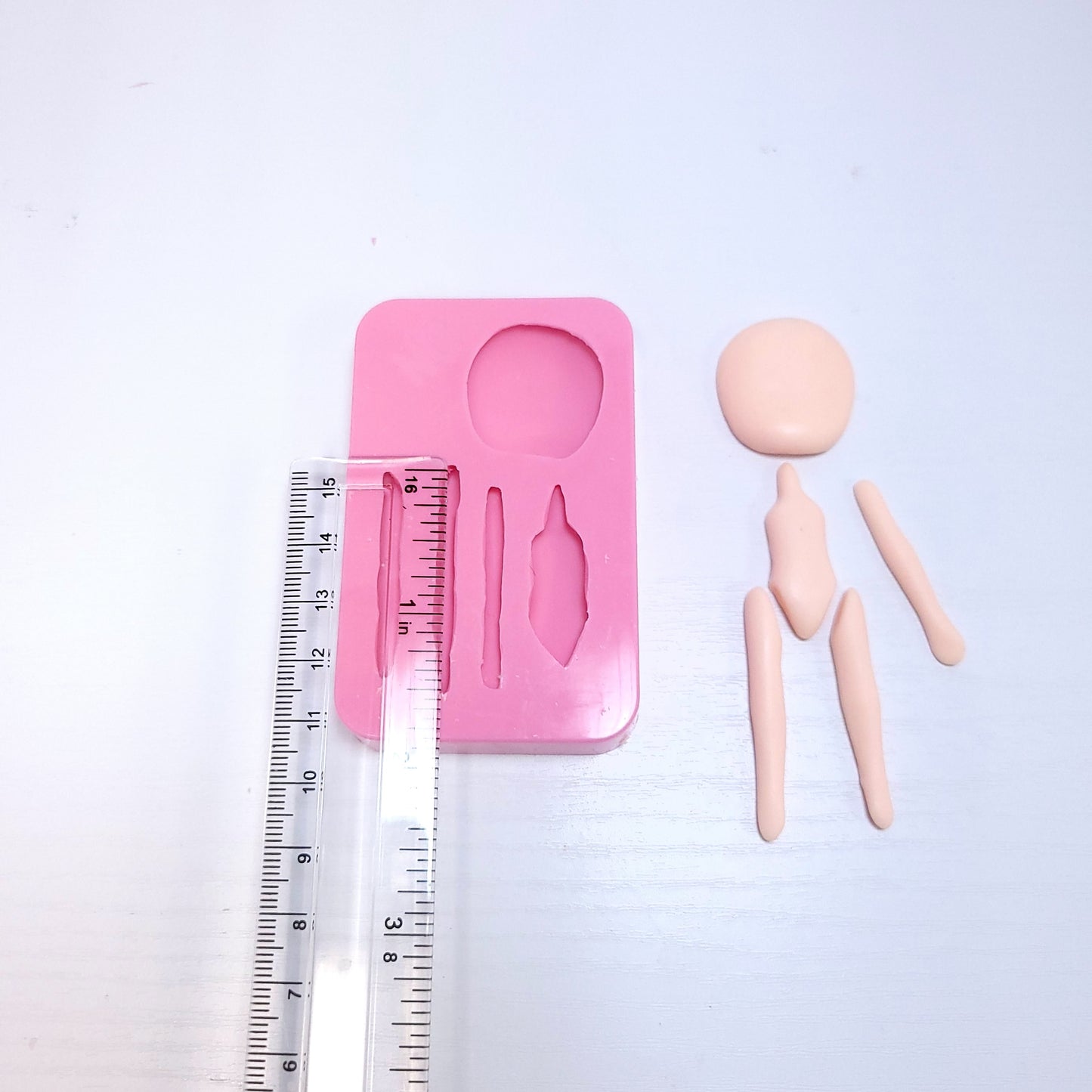Doll Body Parts Multi Project Silicone Mold for Cake Resin Clay Craft MS801