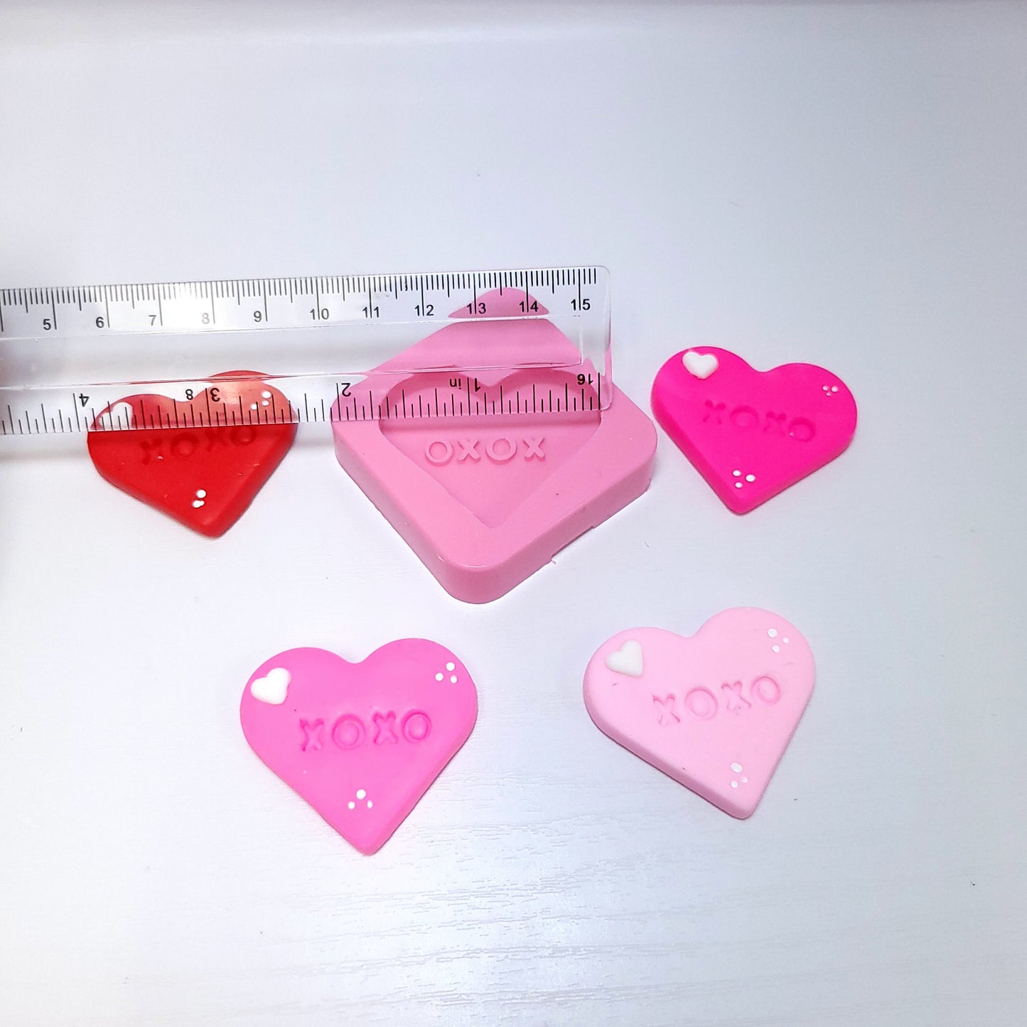 Conversation Hearts XOXO Love Be Mine Multi Project Silicone Mold MS814