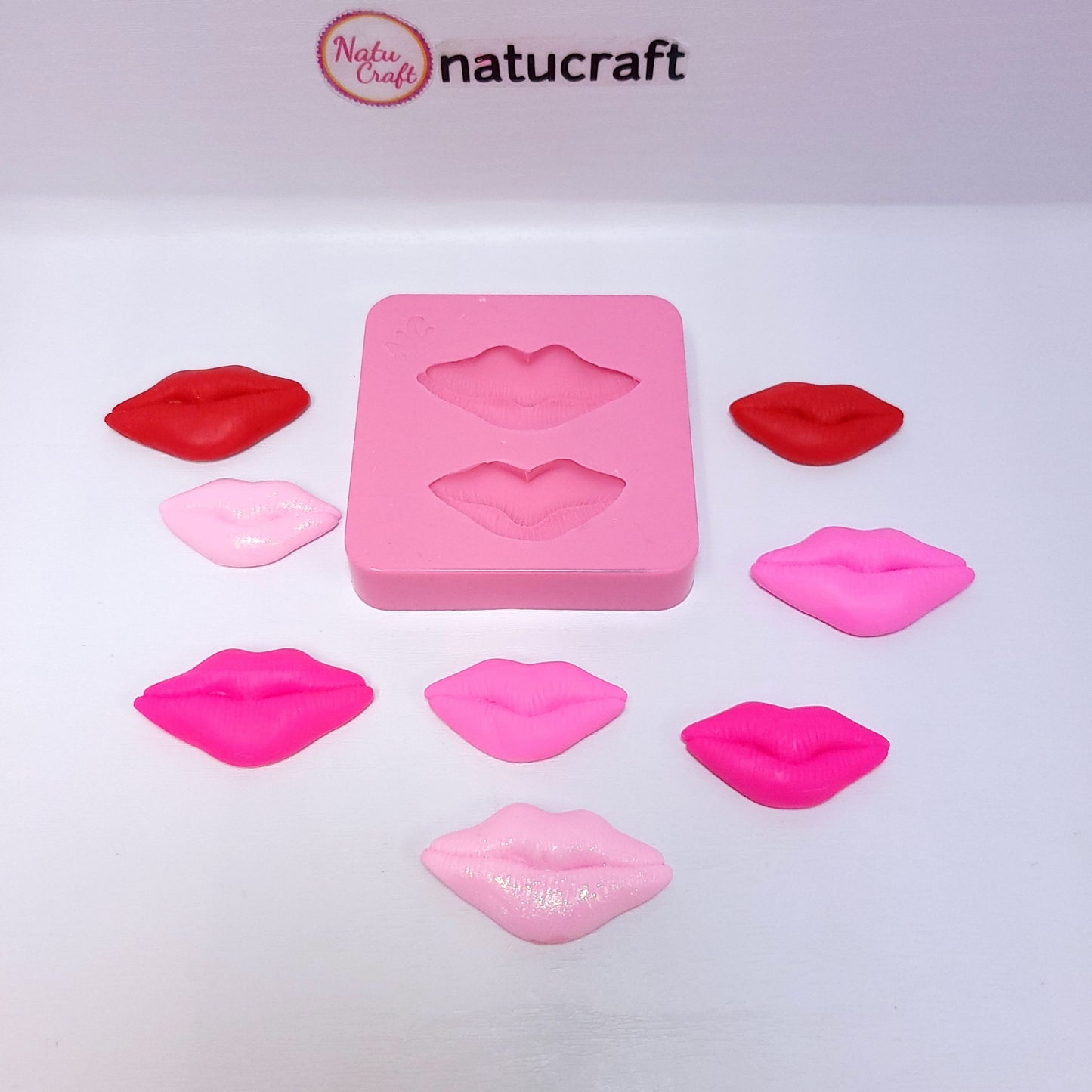 Lips Kiss Silicone Mold Mini Candy Fondant Resin Polymer Clay
