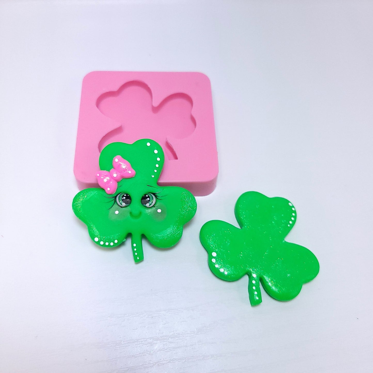 Clover St Patrick Silicone Mold for Cakes Resin Clay Miniatures MS793