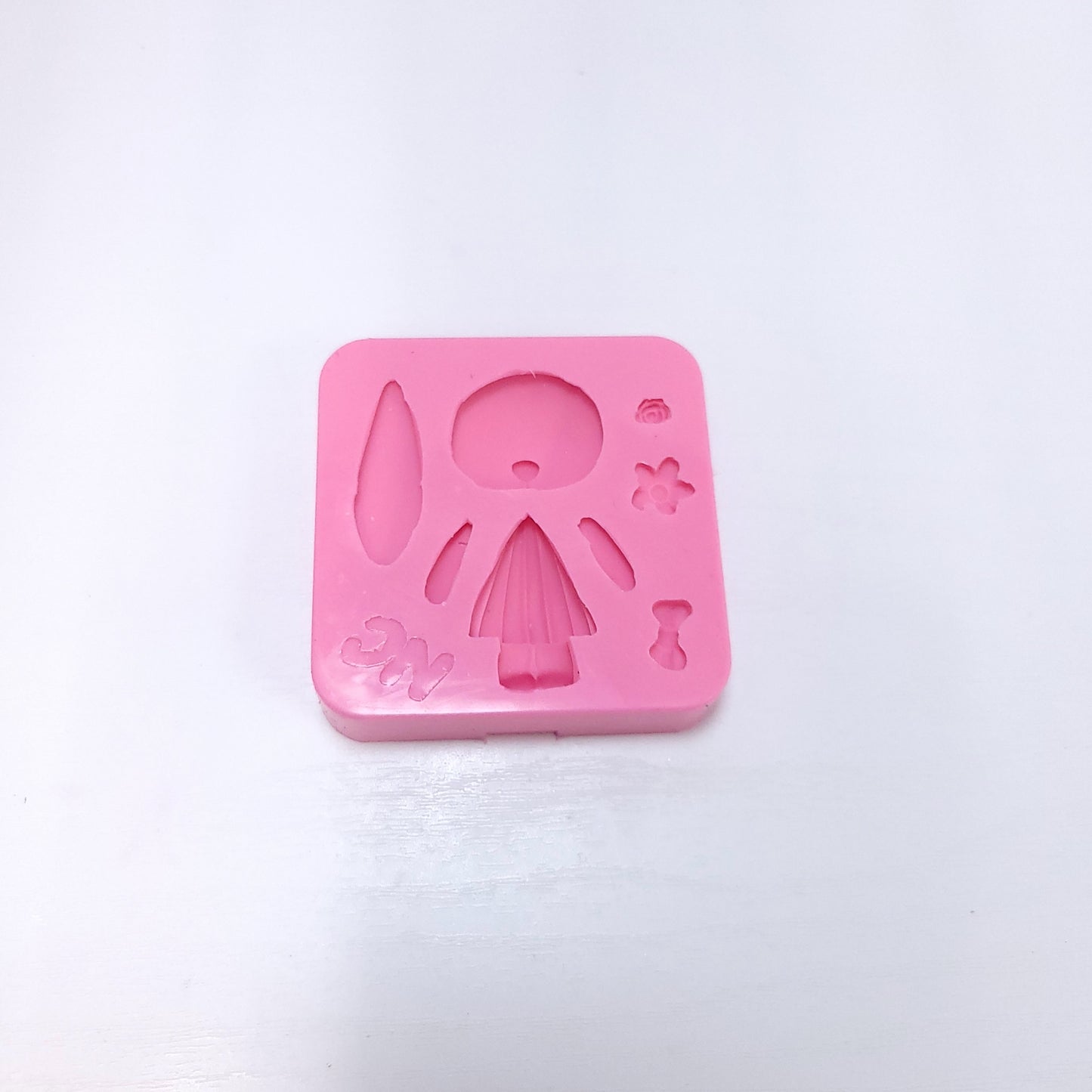 Bunny Dress Easter Miniature Silicone Mold for Cake Decorating Resin Clay Jewelry