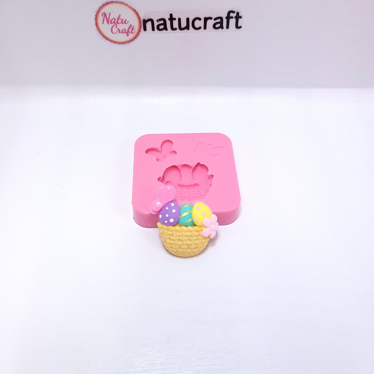 Easter Basket Eggs Silicone Mold for Cake Resin Clay Miniatures