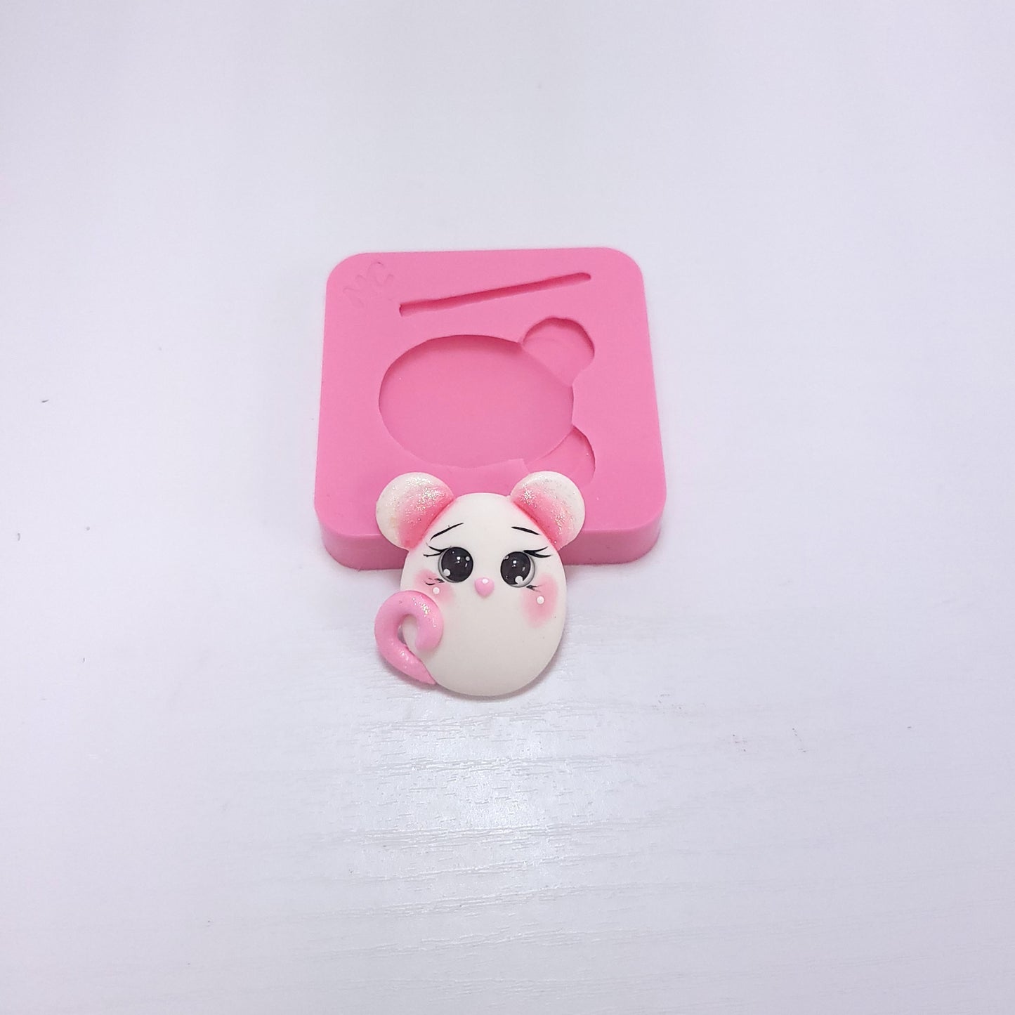 Little Mouse Easter Miniature Silicone Mold for Cake Decor Resin Clay