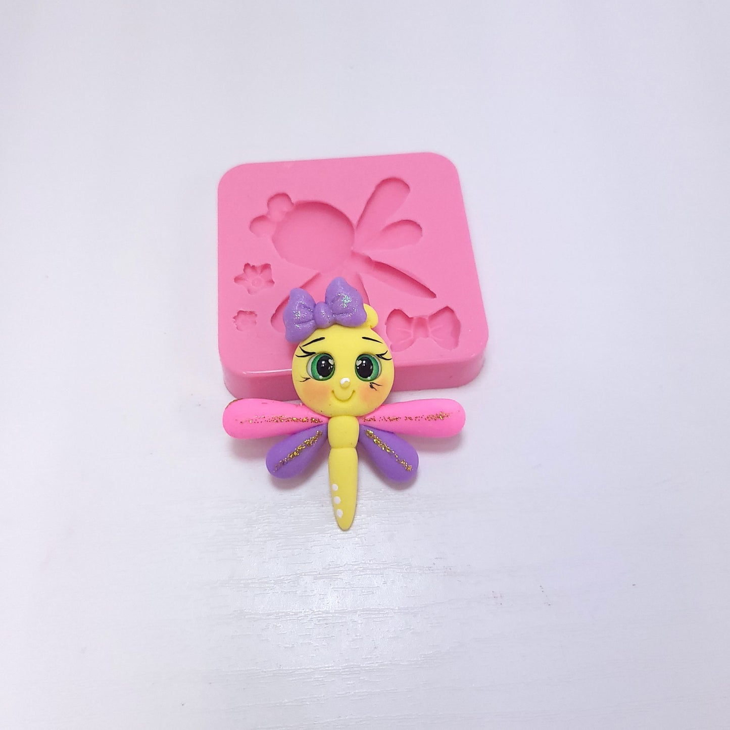 Cute Dragonfly Multi Project Easter Silicone Mold for Fondant Resin Clay MS834