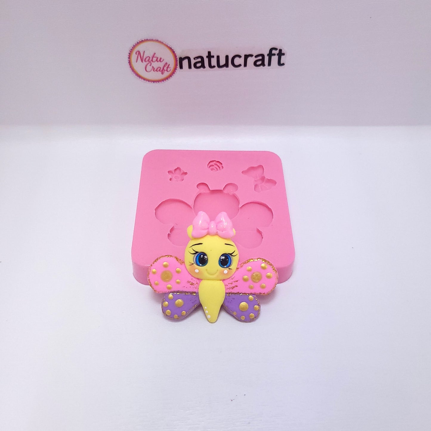 Cute Butterfly Easter Silicone Mold Multi Project Fondant Resin Clay MS828