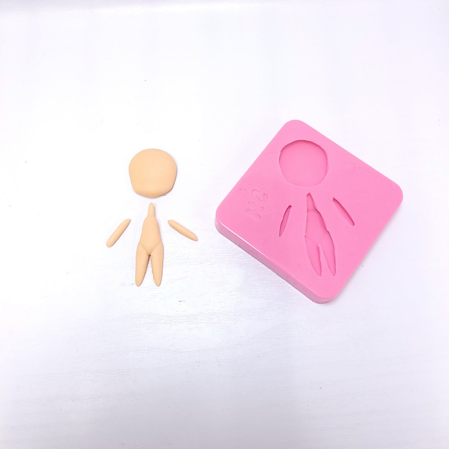 Doll Body Mold for Miniatures Silicone Multi Project Cake Fondant Resin Crafts MS831