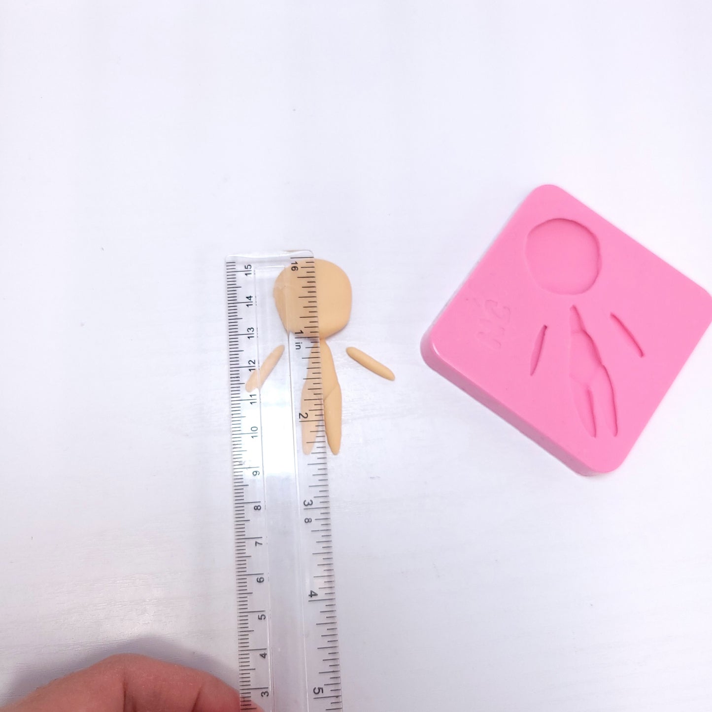 Doll Body Mold for Miniatures Silicone Multi Project Cake Fondant Resin Crafts MS831