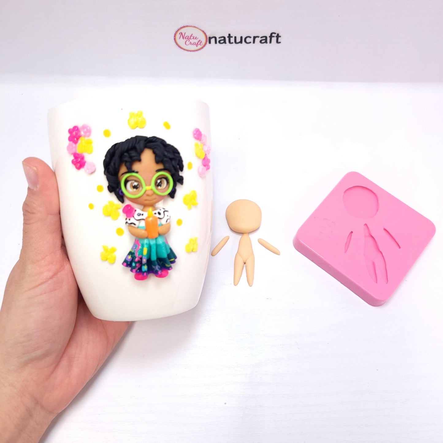 Doll Body Mold for Miniatures Silicone Multi Project Cake Fondant Resin Crafts MS831
