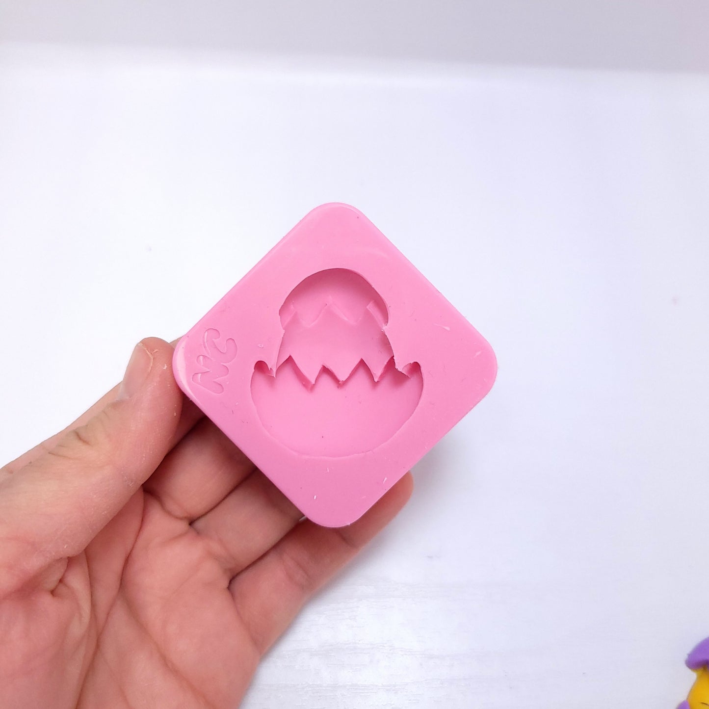 Cute Chick in Egg Silicone Mold for Cake Decorating Resin Clay Crafts MS839