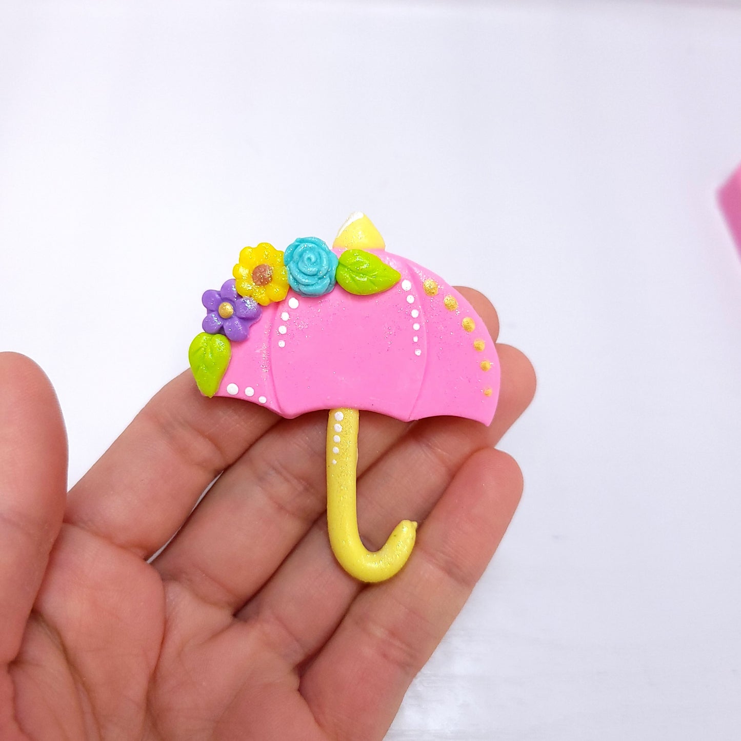 Spring Umbrella Multi Project Silicone Mold for Cake Fondant Resin Clay Crafts