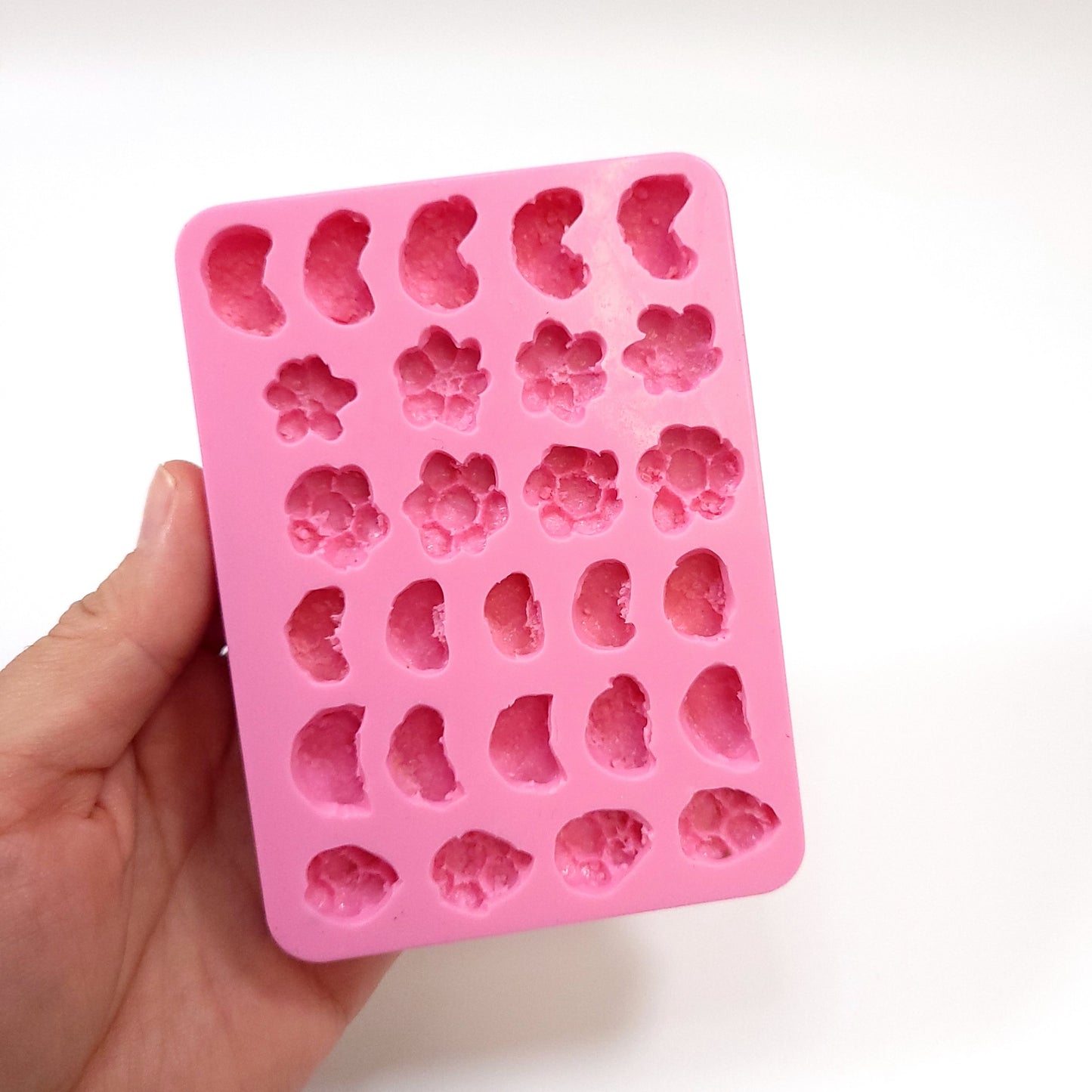 27 cavities Fruity Shape cereal silicone mold cereal silicone mold Realistic Flexible mold cereal lucky NC081